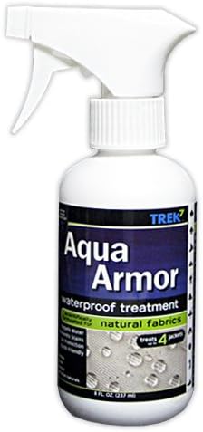 Aqua Armor Fabric Waterproofing Spray for Natural Fabrics, 8 Oz
