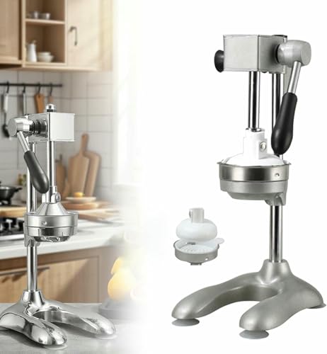 Exprimidor manual de cítricos, fácil de limpiar, de acero inoxidable y aleación de aluminio, para extracción de naranjas, limones, limas y jugo de sandía