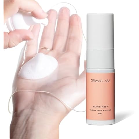 Dermaclara Patch Prep for Silicone Wrinkle Patches - Re-Activates Adhesive Properties & Extends Life of Your Dermaclara Silicone Wrinkle Patches by 50% (15-30 uses) Cover