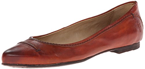 FRYE Women's Olive Seam Ballet Flat