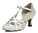 Tanzschuhe Minitoo QJ6133 Damen Geschlossen Zehen High Heel PU Leder