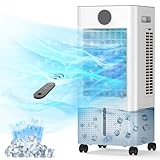 Windowless Portable Air Conditioner, 12H Timer & 2-Gal Tank, 3-IN-1 Portable AC Unit with Remote, 75°Oscillation, 3 Modes & 3 Speeds, Ultra-Quiet 24