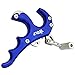 AMEYXGS Compound Bow Release Aid Trigger Archery 4 Finger Release Aid Grip Caliper Accessories for Outdoor Hunting (Blue)