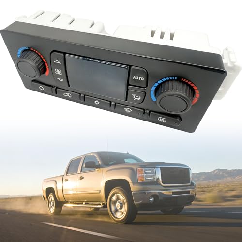 MecXora AC Heater Climate Control Module Compatible with GMC Sierra 1500/2500/3500 2003-2006 & Silverado 1500/2500/3500 2003-2006 Replaces 599-211XD 10367041 10367042 15832311