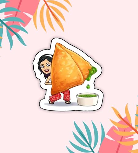 Image of Gift Me Bazar Fast Food Fridge Magnets for Refrigerator Stylish Decor | Home, Kitchen and Office Decoration | Best Souvenir Gift (Samosa Lover)