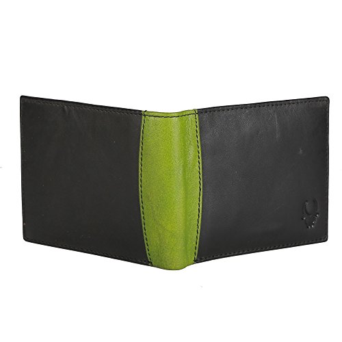 Image of WildHorn� RFID Protected Genuine High Quality Mens New Leather Wallet (New Black Nappa 1)