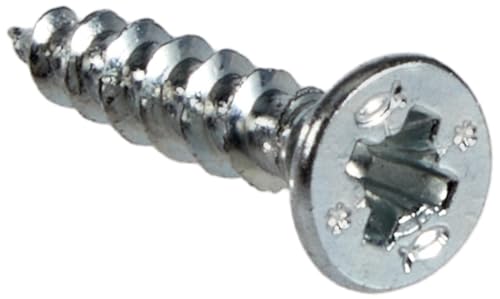 fischer PowerFast II CZF 3,0 x 16, Spanplattenschraube (300 Stk.) mit Vollgewinde, Senkkopfschraube mit Kreuzschlitz, Schraube für Holzverarbeitung, reduziert Einschraubwiderstand & Einschraubzeit