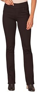 Women's Ab Solution High Rise Itty Bitty Bootcut Glider Jeans (Black, 6)