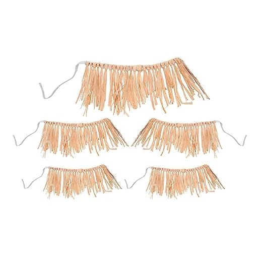 Lanko Kit de espantapájaros para disfraz de espantapájaros, accesorios, decoración, cuello, brazo y tobillo, corbatas para accesorios, decoración de Halloween