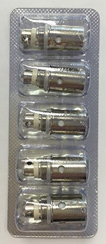 ASPIRE - Résistances BVC et BDC Dual Coil pour CE5/CE5-S/ET/ET-S/Vivi Nova/Mini Vivi Nova/Davide, etc. Résistances conçues par Aspire (1,8 ohm BVC)