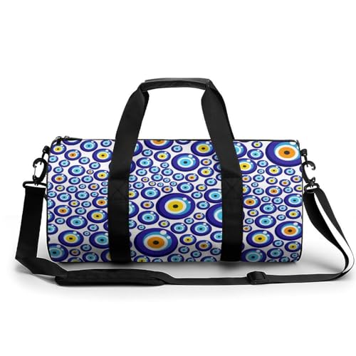 Duffel bag Yeux Bleus sac de sport voyage camping 45cm
