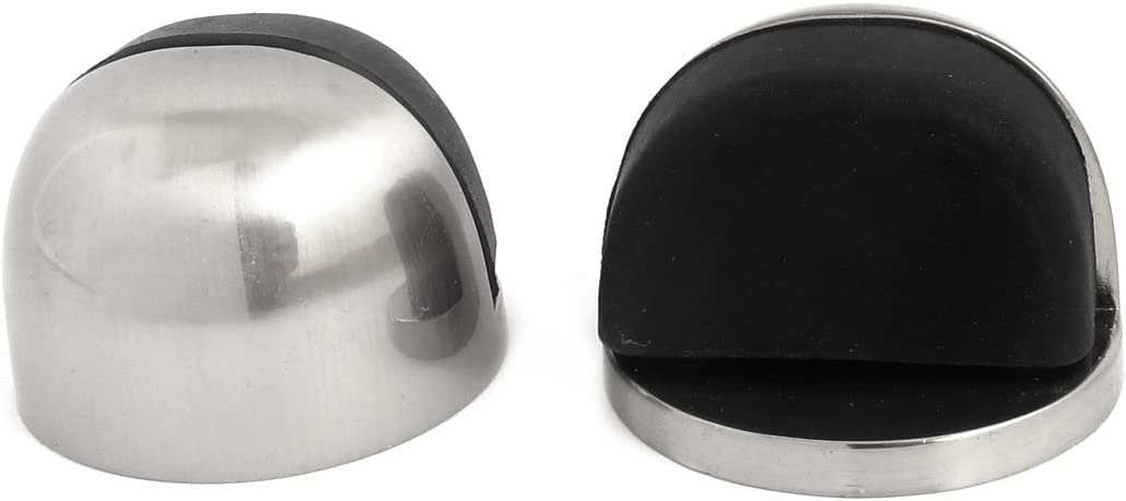 Cale de porte butée de porte tampon plinthe caoutchouc amortisseur sol 2pcs