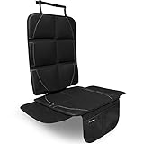 👶 SPEZIELL ISOFIX GEEIGNET - Durch das innovative Design der Kindersitz Schutzunterlage ist es weiterhin möglich alle Kindersitze an den ISOFIX Punkten zu befestigen.