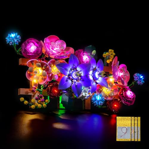 Hilighting Upgraded Led Light Kit Compatible with LEGO Flower Wall Set, Lights Decoration Compatible with LEGO 11503 (Model Not Included) by Hilighting - Image 7
