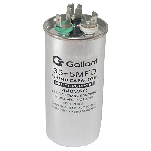 Encontraproduto.com.br - Capacitor CBB65 Gallant 35+5MF +-5% 440 VAC GCP35D05A-IX440