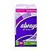 Always Dri-Liners with Leak Guard Core Unscented Long Pantiliners - 80 CT (Pack of 4)
