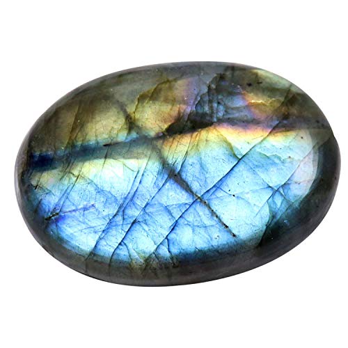 Labradorite ovale authentique Mw93, évitez les fausses pierres en vrac