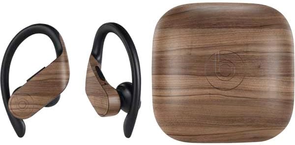 Skinit Decal Audio Skin Compatible with PowerBeats Pro - Early American Wood Planks Design