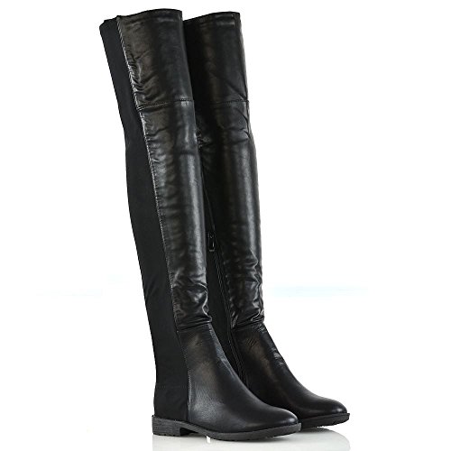 ESSEX GLAM Donna Sopra gli Stivali al Ginocchio le...