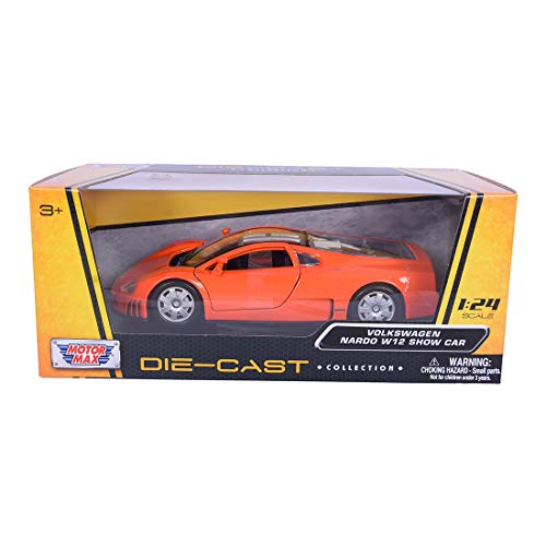 Motormax Volkswagen Nardo W12 a escala 1:24 negro miniatura 5