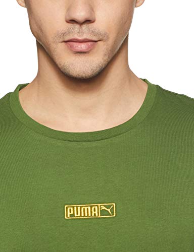 Image of Puma Men's Tribal Regular fit Active Base Layer Shirt (59519733 Garden Green X-Small