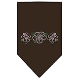 cacao diamante kopen Bandana 100% algodón Mirage - Bandana para Perro con Diamantes de imitación, Grande, Color Cacao