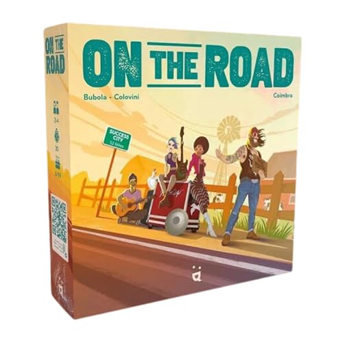 Helvetiq, On The Road – Juego de Mesa para Festivales de música a Partir de 8, emocionante Juego de Mesa para Festivales Musicales y Estrategia Inteligente, diversión Familiar Garantizada, para 2 – 4