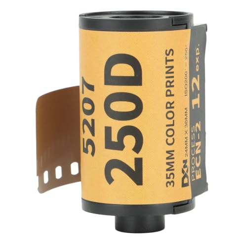 Película a color para cámaras 135 (formato 35 mm), sensibilidad lumínica de 200-250 grados, alto contraste, 12 exposiciones por rollo miniatura 1