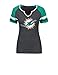 NFL Sweet Game Short Sleeve Raglan Fashion Top