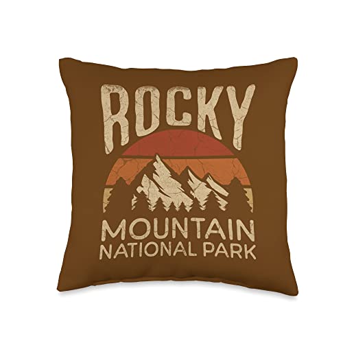 Rocky Mountain National Park Colorado Hiking Outdoors Throw Pillow