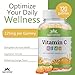 Natvites Kids Vitamin C Gummies – 120 Count of Tasty Immune Support Supplement for Kids, Toddlers, and Teens. Vitamin C Gummy Orange Flavored, Non-GMO, Gluten-Free, Vegan, Nut-Free, and Dairy-Free.