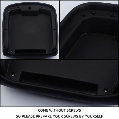 Dasbecan Center Console Armrest Lid Cover Compatible with 2007-2014 Chevy Avalanche Silverado Suburban 1500 2500 GMC Yukon Sierra 2500HD 3500HD Armrest Center Console Cover Lid Kit 15217111(Black) by Dasbecan - Image 6