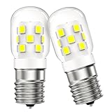 LED Microwave Light Bulbs Under Hood 30W Equivalent,Fit for LG Frigidaire Kenmore Whirlpool GE Over The Range Microwave,Dimmable Daylight White 6000K,125V 3W E17 Base,Repalces 6912W1Z004B,2 Pack