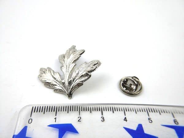 Amazon | 楓 カエデ 紅葉 ピンバッジ ピンズ ビンテージ風 シルバー