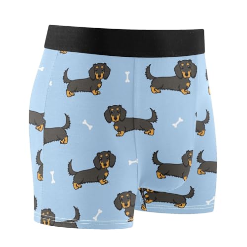 ZZKKO Men's Underwear Briefs Robots Retro Monsters Black Men's Boxer Briefs,Trunks Underwear for Men S-XXL2