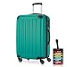 Produktbild Hauptstadtkoffer - Spree - Hartschalenkoffer Rollkoffer + Kofferanhänger, erweiterbarer Reisekoffer, TSA, 4 Rollen, 65 cm, 74 Liter, Aquagrün