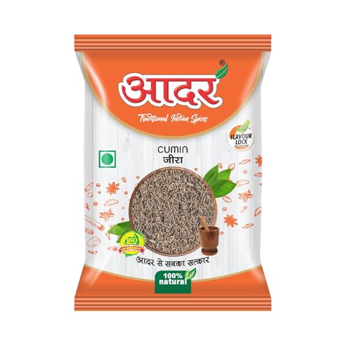 Image of Aadar Spices Cumin Seeds (Fresh Sabut Jeera) - 100g Natural, Healthy and Aromatic Whole Spices, Perfect Spice for Cooking and Ayurvedic Remedies