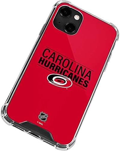 Skinit Clear Phone Case Compatible with iPhone 13 - Officially Licensed NHL Carolina Hurricanes Lineup Design