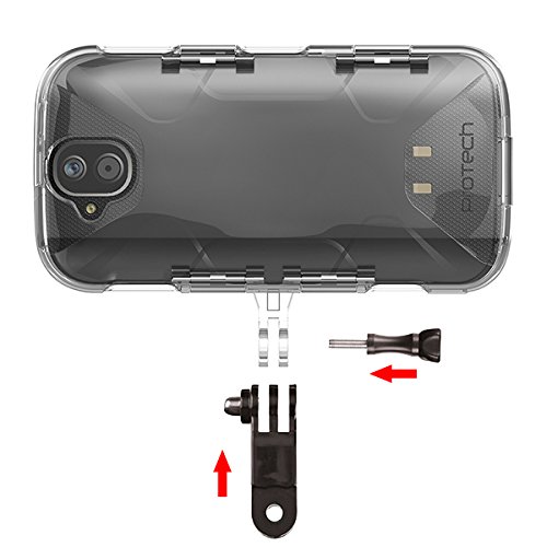 Wireless Protech Compatible With/Replacement For Action Camera Case With Intergrated 3.2Cm Mounting Latches For Kyocera Duraforce Pro, Phone Models E6810, E6820 And E6830 #TOP7