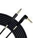 Mogami Gold INSTRUMENT-06R Guitar Instrument Cable, 1/4" TS Male Plugs, Gold Contacts, Right Angle and Straight Connectors, 6 Foot