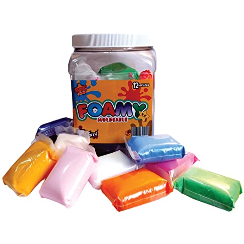 TABAMI, Foamy moldeable, 12 bolsitas