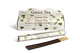 Giftbrit(Pack of 6 x 20 Sticks) Stamford Green Tea Flavour Incense Sticks|Natural Compound Aromatic