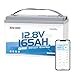 Redodo 12V 165Ah LiFePO4 Battery with Bluetooth, 165A BMS, 2112Wh, Group 31 Lithium Battery with 1.65X Longer Lasting, Perfect for RV, Marine, Solar