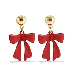 V-1 Christmas Bow Earrings
