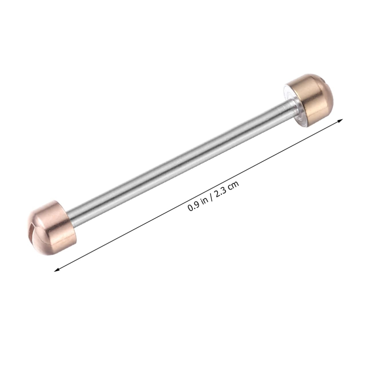 Homoyoyo Varillas de Tornillo para Reloj de 20mm, Metal, 2 Piezas | Hebilla y Cierre, Rosca Interior, Uso en Reparación por Relojeros y Joyeros