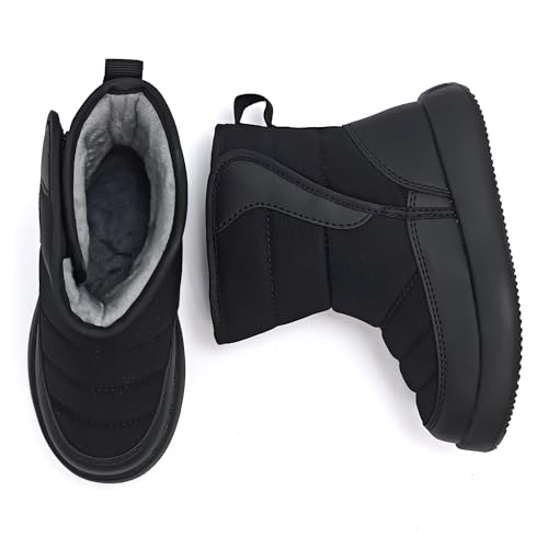 Umerigo Toddler Snow Boots Kids Girls Boys Winter Lightweight Waterproof Warm Fur Lined Boots for Toddler Little Kids2