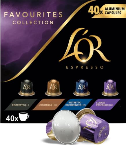 L'OR Espresso Café Colección Favoritos | 40 Cápsulas | Amazon Exclusive