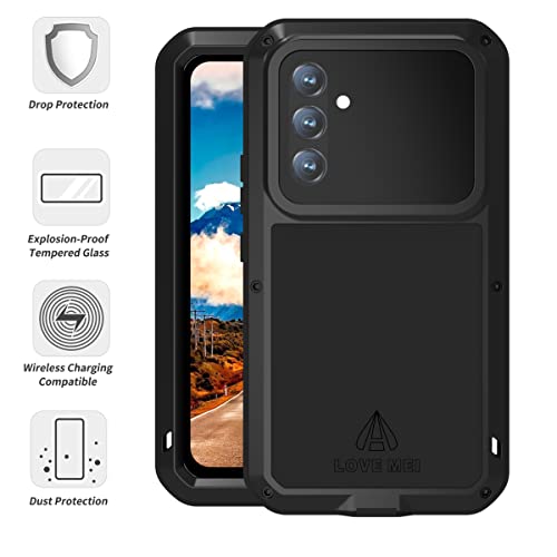 Carcasa híbrida Samsung A54 aluminio resistente de alta gama anti polvo 3