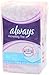 Always Thin No Feel Protection Daily Liners Regular Absorbency Unscented, 60 Count - Pack of 4 (240 Count Total)