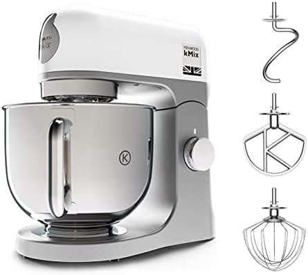 Bild 11 - Kenwood kMix KMX750RD Küchenmaschine, 5 l Edelstahl Schüssel, Safe-Use-Sicherheitssystem, Metallgehäuse, 1000 Watt, inkl. 3-Teiligem Patisserie-Set und Spritzschutz, Rot